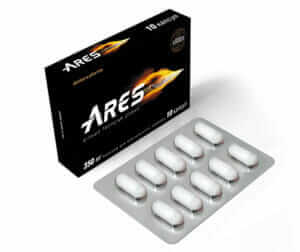 Cápsulas Ares para potência e ereção forte