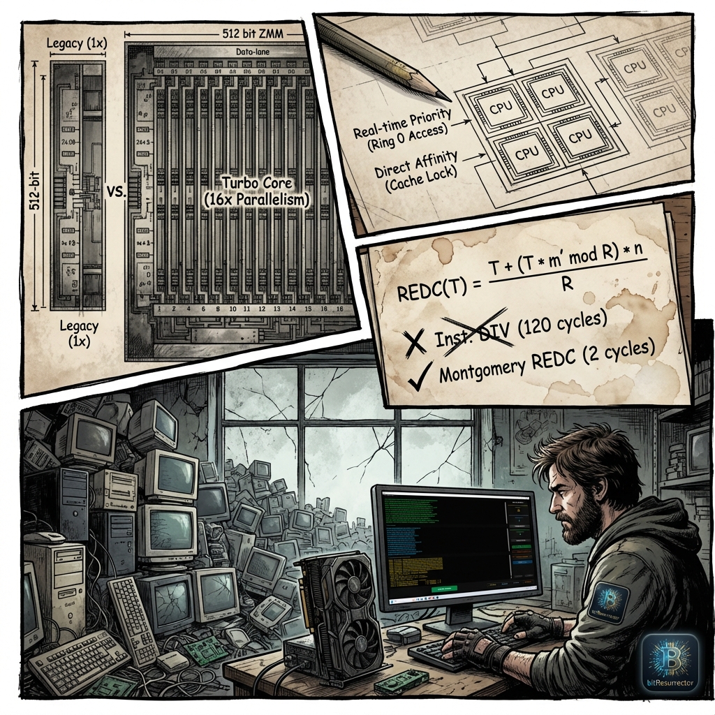 Архитектура Turbo Core: трансформация Монтгомери для ускорения вычислений