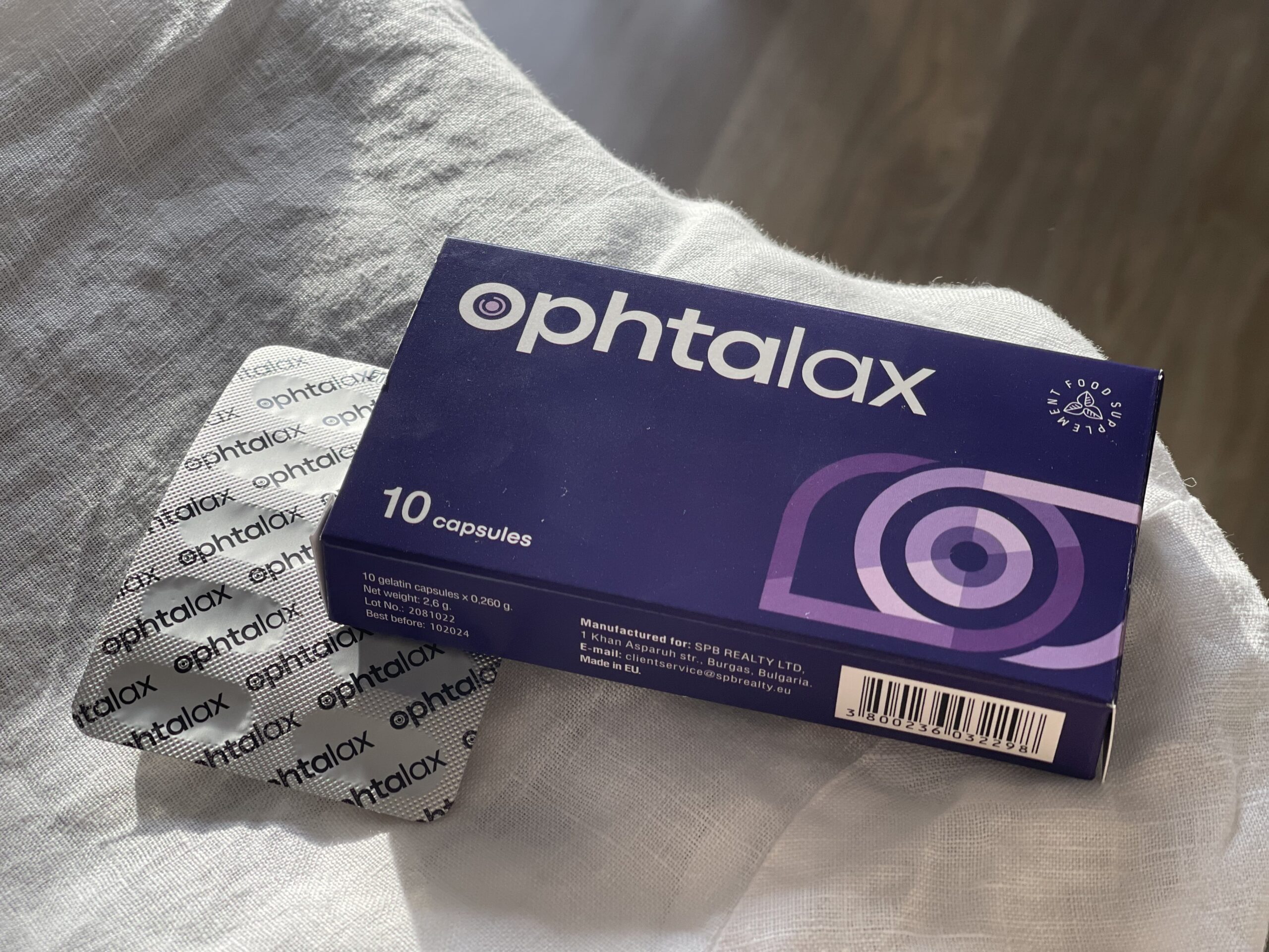 Ophtalax для здоровья глаз