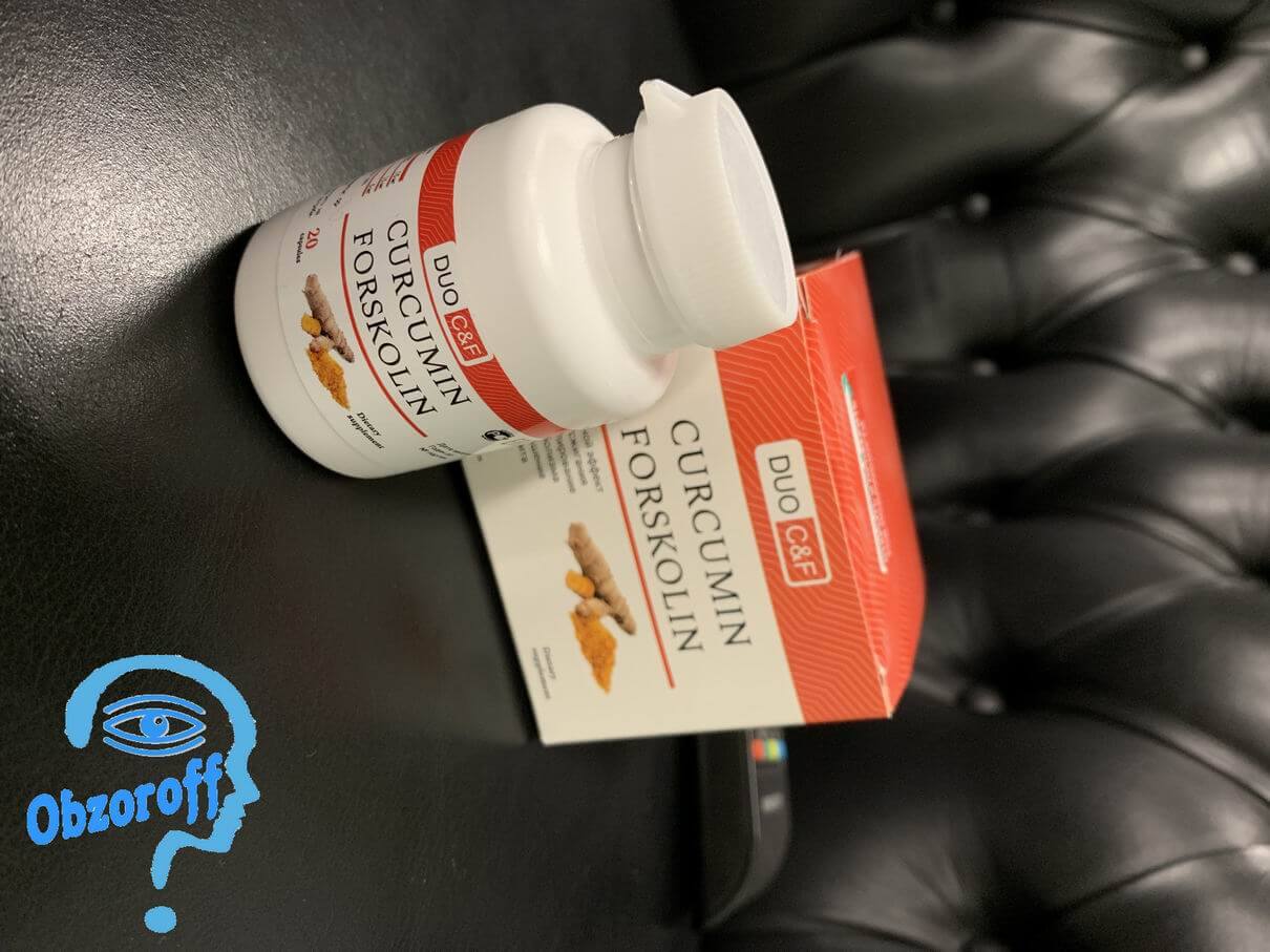 DUO C&F - Отслабване с куркумин и форсколин - Преглед на капсули